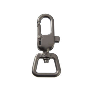 Clipon AK211T-XS-015-MGM, crochet pivotant à verrouillage automatique en métal, brevet US/UE, haute résistance, adapté aux produits d'extérieur, collier pour animaux de compagnie - Product Image 1