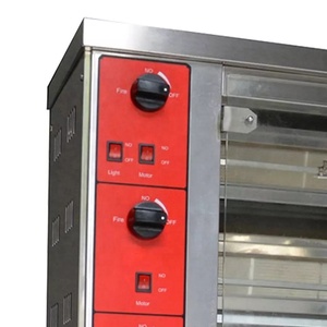 3 thanh 220V 0.3kw 45kg thương mại auto-xoay khí-powered gà Rotisserie lò - Product Image 2