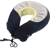 Oreiller de massage de voyage gonflable en forme de U Shiatsu électrique personnalisable pour la voiture et la maison