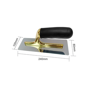 Herramientas de construcción chapadas en oro, acabado de paneles de yeso, paletas de yeso, masilla de hormigón, paleta de yeso Tig de acero inoxidable - Product Image 5