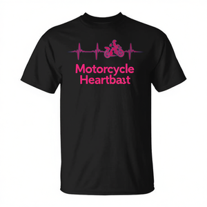 Camiseta premium Motorcycle Heartbeat Sportbike Crotch Rocket - Product Image 2