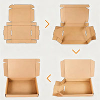 Boîtes d'expédition en carton ondulé imprimées de logo personnalisé en gros emballage de chaussures en tissu de chapeau boîtes postales d'expédition noires pour chapeau