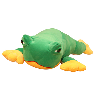 Porte-clés en peluche de <span class=keywords><strong>grenouille</strong></span> verte, mini jouets en peluche, meilleure promotion, animal en peluche - Product Image 1