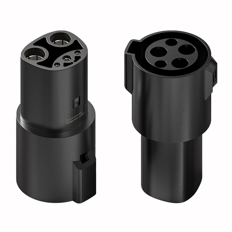 80A Electric Vehicle Charge Adaptor EV Car Adapter J1772  to Type 1 EV Adapter for Tesla Charger Supercharger Type1 To Tesla