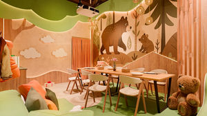 Durable Kids Restaurant Fixture Shop Interior Design Children Playground Fitting Shop Fitment Decoration Factory - Product Image 4