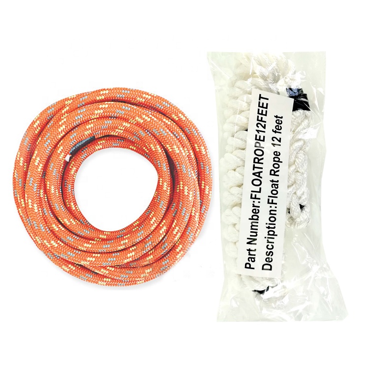 6mm 8mm 10mm 12mm 16mm 20mm blanc de pêche en nylon d'amarrage corde flottante en polypropylène pour la navigation de plaisance