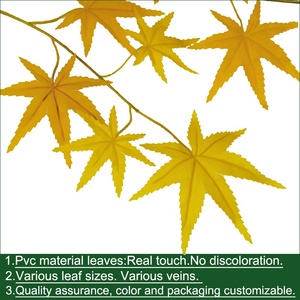 Cao Cấp Giả Cây Chi Nhánh Bất Cảm Ứng Nhân Tạo <span class=keywords><strong>Maple</strong></span> Lá Cho Tổ Chức Sự Kiện Trang Trí - Product Image 4