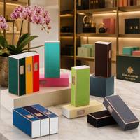 Boîte cadeau de luxe personnalisée pour thé, style tiroir, emballage rigide en papier avec impression de logo sur insert, OEM