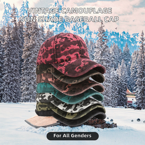 Casquette de baseball unisexe vintage en sergé Oxford Dobby 100 % coton CZELRINE, nouvelle collection, broderie 3D or cuivre, protection solaire sportive, vente en gros - Product Image 2