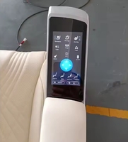 Siège de van de luxe 2023 avec table pliable chaises de capitaine inclinables siège de pilote pivotant à écran tactile