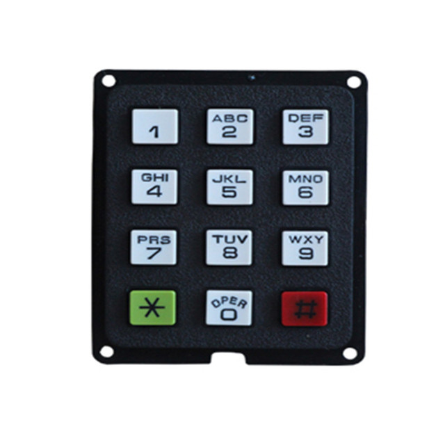 China 2019 New High Quality 12 Button Digital Plastic Keypad for Sale