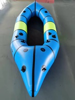 Radeaux gonflables pliables en TPU léger pour 1 personne, glace craft bon marché pour lac et rivière, personnalisé, usage Commercial