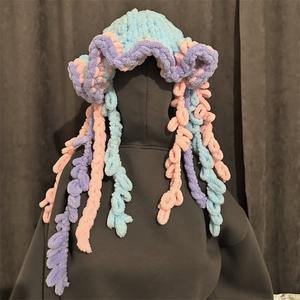 हस्तनिर्मित जैक्वार्ड ने जेलीफ़िश बेनियों को रचनात्मक फैशन वयस्क यूनिसेक्स आकस्मिक टोपी नई शुद्ध डिजाइन क्रॉस-बॉर्डर - Product Image 5