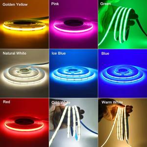 Lumière nocturne flexible sous l'armoire, les escaliers et la garde-robe, avec détecteur de mouvement <span class=keywords><strong>LED</strong></span> COB 5V, fonctionne avec USB ou piles, pour un éclairage automatique - Product Image 2