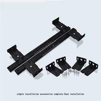 Glissière de clavier à roulement à billes de 27/35 mm de largeur, extension 3/4, tiroir coulissant pour ordinateur de 14 pouces, accessoires pour chambre et appartement