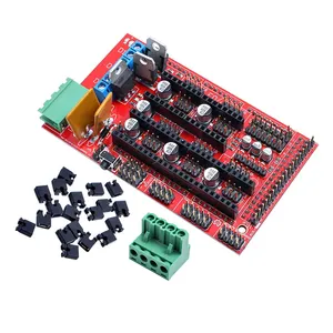 1pcs RAMPS 1.4 Panel Part Motherboard 3D Printers Parts Shield Red Black Controls