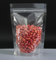 Sacs en plastique transparents LDPE personnalisables en gros, à fond carré et fermeture éclair, résistants à la chaleur et recyclables, pour aliments pour bébés et aliments pour animaux de compagnie