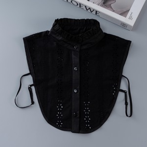 Cuello de Camisa <span class=keywords><strong>Windsor</strong></span> con Perlas de Moda para Hombre, Cuello de Piedra Natural Falsa para Camiseta, Cuello Clerical Pastoral para Hombre - Product Image 2
