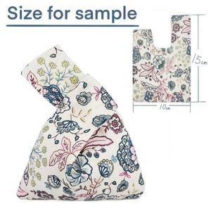 Wholesale Custom Size Design <b>Mini</b> <b>Canvas</b> Tote Bags Eco Friendly Durable Shopping Bags for Promotional Gifts Daily Use - Product Image 3