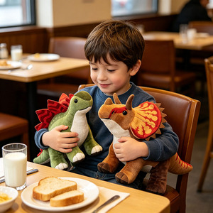 Juguete de Peluche de Dinosaurio Grande y Creativo para Halloween, Simulación Realista de Dinosaurio que Camina, Juguete para Dormir - Product Image 6