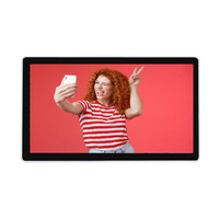 Vente chaude 18.5 pouces intérieur support mural moniteur LCD intelligent ascenseur Commercial publicité écran d'affichage numérique affiche signalisation