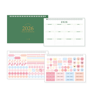 2026 Retro ramadan giá trị cao năm tùy chỉnh logo cho lịch kế hoạch đơn giản tươi cơ bản Máy tính để bàn trang trí ghi nhớ Kỳ Thi đếm ngược - Product Image 5