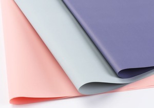 กระดาษห่อดอกไม้กันน้ำสีพื้นผิวด้าน ขนาด 56*56.5 ม. ขายดี สำหรับห่อช่อดอกไม้ - Product Image 3