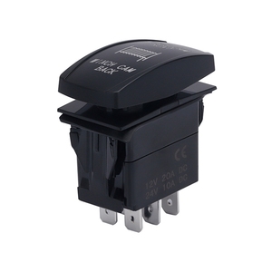 לוגו לייזר מותאם אישית להאיר פלסטיק ימית נדנדה כפתור לחיצת מתג ON-OFF רכב RV קוקה ספק מתג שינוי - Product Image 6