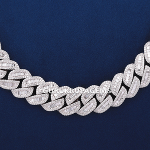 Collar de Cadena de Bolas con Diamantes VVS, Amuleto Personalizado de Hip Hop para Hombre, Plata de Ley 925, Regalo de Boda - Product Image 2