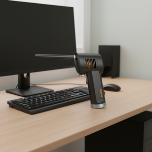 Opolar Electric <b>Air</b> Duster 33000 Rpm Compressed <b>Air</b> Cleaner For Computer Keyboard <b>Cleaning</b> Black Plastic Model D0100HECWCG - Product Image 2