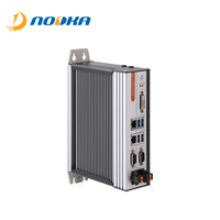 Desktop Mini Pc CeleronJ1900 J6412 4 x USB DIN-Rail kontrol tanpa kipas kabinet industri PC