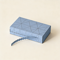 Boîte en carton ondulé mini haut de gamme TongKun OEM avec fermeture éclair et gaufrage pour le rangement et la présentation de cosmétiques
