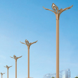 Lampadaire LED en alliage d'aluminium, étanche IP65, lumière du jour 5000K, AC 220V, distribution de type III, garantie 10 ans, capteur de mouvement, IRC - Product Image 6