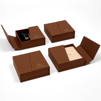 Boîte d'emballage pour bijoux en papier brun personnalisée Boyang, boîte à bijoux sur mesure pour collier, bracelet, bague, boucles d'oreilles