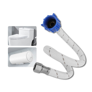 Tuyau flexible tressé en acier inoxydable de haute qualité pour toilettes F9/16-3/8-1/2-7/8 - Product Image 2