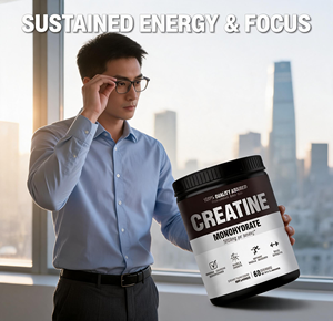 Compléments Sportifs Quotidiens <span class=keywords><strong>pour</strong></span> Adultes : Créatine Monohydrate en Poudre 300g – Gestion de l'Énergie <span class=keywords><strong>pour</strong></span> Hommes (10-19g Protéines) - Product Image 3