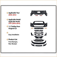 Cocok untuk MST (Model 10-14) Upgrade Kit GT500 (Model 13-14) Pemasangan Non-Destruktif pada Bumper Depan dan Belakang Kendaraan