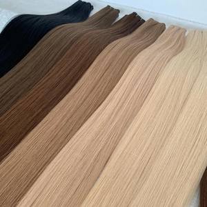 Extensions de cheveux en ruban adhésif YC HAIR Remy Premium European Machine Double Weft, volume 30%, bouclés, cheveux vierges russes, toutes les couleurs, vente en gros - Product Image 1