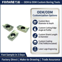 FONHAE APMT1604 M2 Sisipan Pahat Frais P2030 Grade Hard Alloy Indexable Milling Insert untuk Pahat Frais Permukaan & Samping