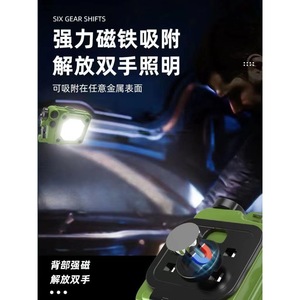 Crispi Mini Floodlight Led <b>Rechargeable</b> Portable Magnetic Lighting Outdoor Adjustable Warm White - Product Image 2