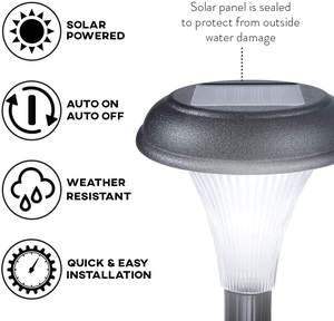 Luci Solari da Esterno 48 Pezzi, Luci Solari per Sentieri Bianco Caldo, Impermeabili per Vialetti, Giardini e Parcheggi - Product Image 6