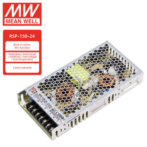 Fuente de Alimentación Conmutada Mean Well RSP-150-24, CA a CC, 150W, Salida de 24V, <span class=keywords><strong>SMPS</strong></span> Encapsulado, Ajustable - Product Image 1