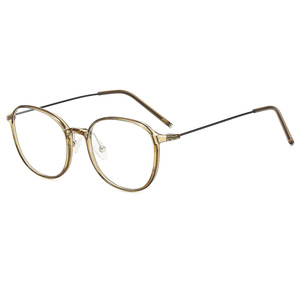 Full Rim Round <b>Eyeglasses</b> <b>Frames</b> Resin Lens Anti Blue Light Blocking Unisex Lightweight 2024 - Product Image 3