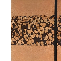 Carnet de voyage à couverture rigide en cuir PU recyclé avec logo 2026, reliure spirale, 80 feuilles, coffret cadeau avec stylo