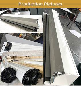 Cửa cuốn nhôm cửa sổ 1.2mm, khung đôi, chống gió, cửa cuốn tùy chỉnh kích thước, an ninh - Product Image 6