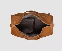 Sac de voyage en cuir vegan de qualité supérieure avec compartiment à chaussures, sac de sport en cuir pour homme, sac de week-end en cuir pour homme