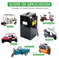 Paket Baterai Lithium Ion NMC Deep Cycle 48V 60V 72V 30Ah untuk E-Mobilitas, Sepeda Motor Listrik, Skuter, Motor Roda 2 & 3, dan Tricycle