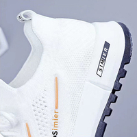 Chaussures de course unisexes ultra légères respirantes et confortables chaussures de marche décontractées baskets à la mode chaussures d'entraînement en maille
