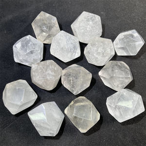Cristal de quartz naturel poli, polyèdre énergétique pour la guérison, vente chaude - Product Image 6