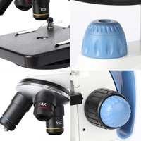XSP-113RT 40X-1000X Monocular Biological Microscope with Portable Handle for Students Education & School Lab Training